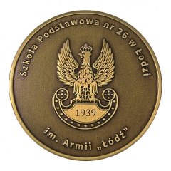 medal-okolicznosciowy 60 mm mosiądz