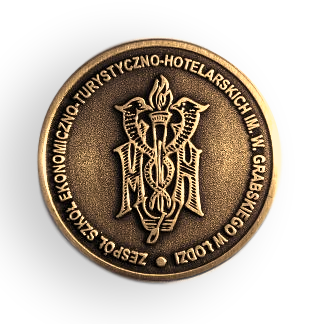 medal z mosiądzu patynowany